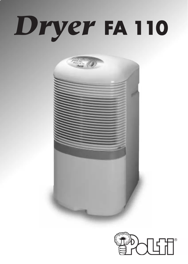 Página 1 del manual Manual de usuario Polti FA110