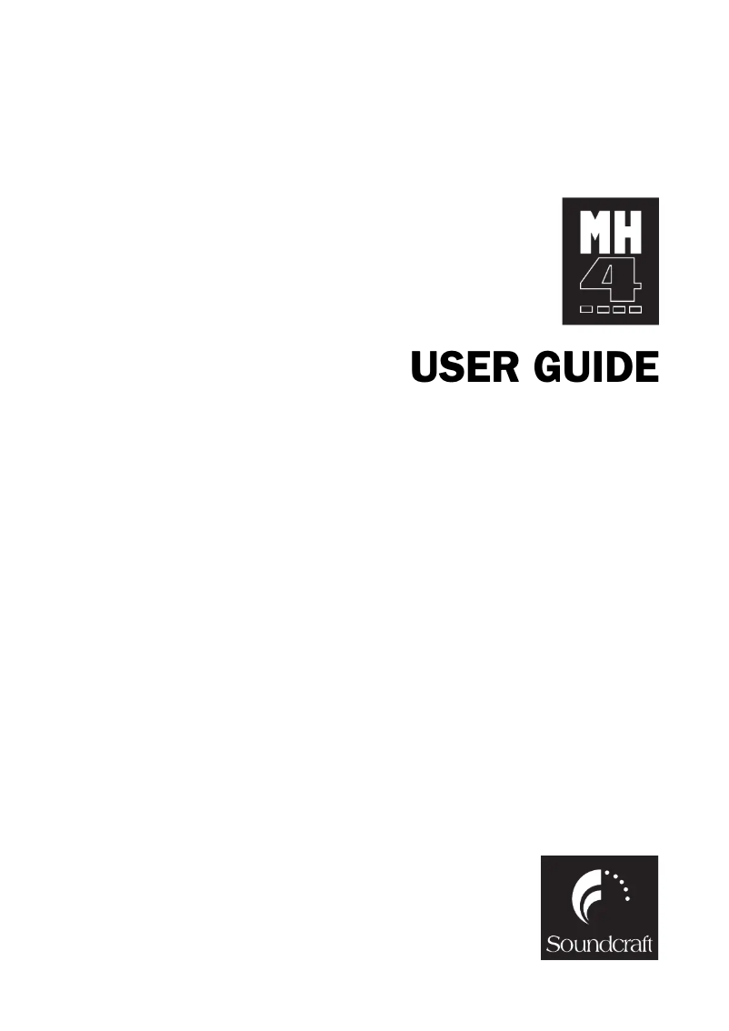 Imagen de la primera página del manual del dispositivo MH4