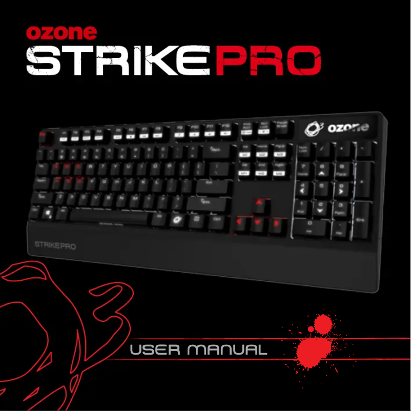 Imagen de la primera página del manual del dispositivo Strike Pro