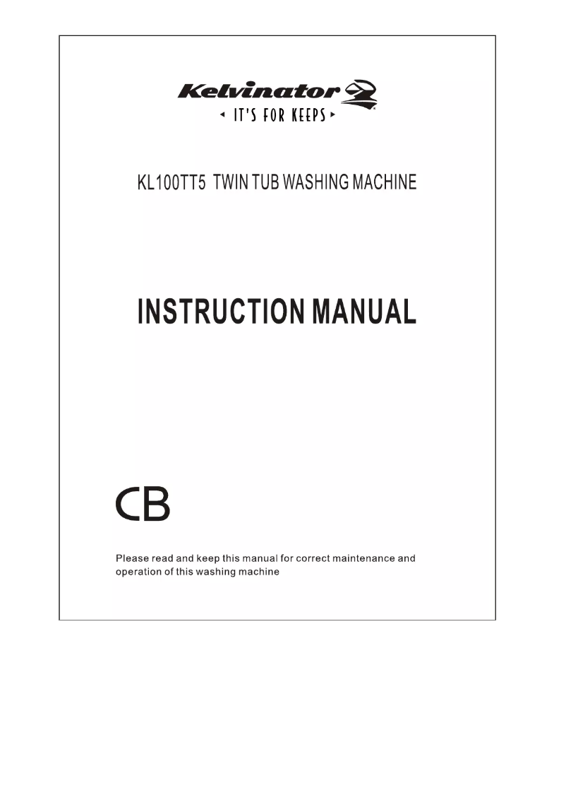 Página 1 del manual Manual de usuario Kelvinator KL100TT5
