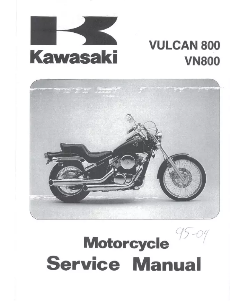 Página 1 del manual Manual de usuario Kawasaki Vulcan 800 (2004)