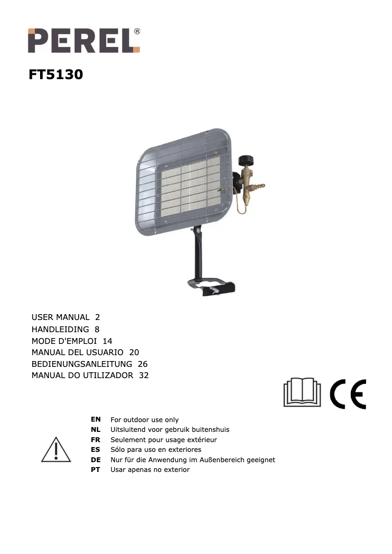 Imagen de la primera página del manual del dispositivo FT5130