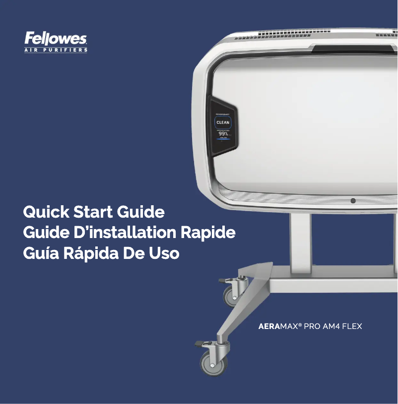 Página 1 del manual Guía de inicio rápido Fellowes AeraMax Pro AM4 FLEX