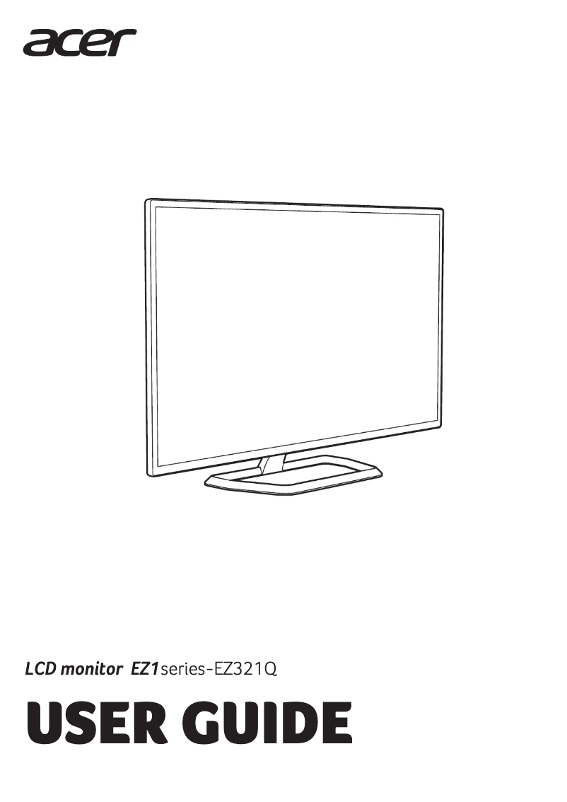 Imagen de la primera página del manual del dispositivo EZ321Q