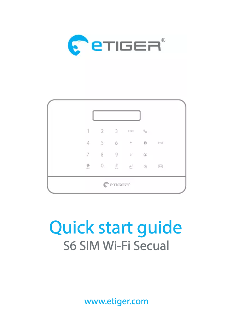 Imagen de la primera página del manual del dispositivo S6 SIM Wi-Fi Secual