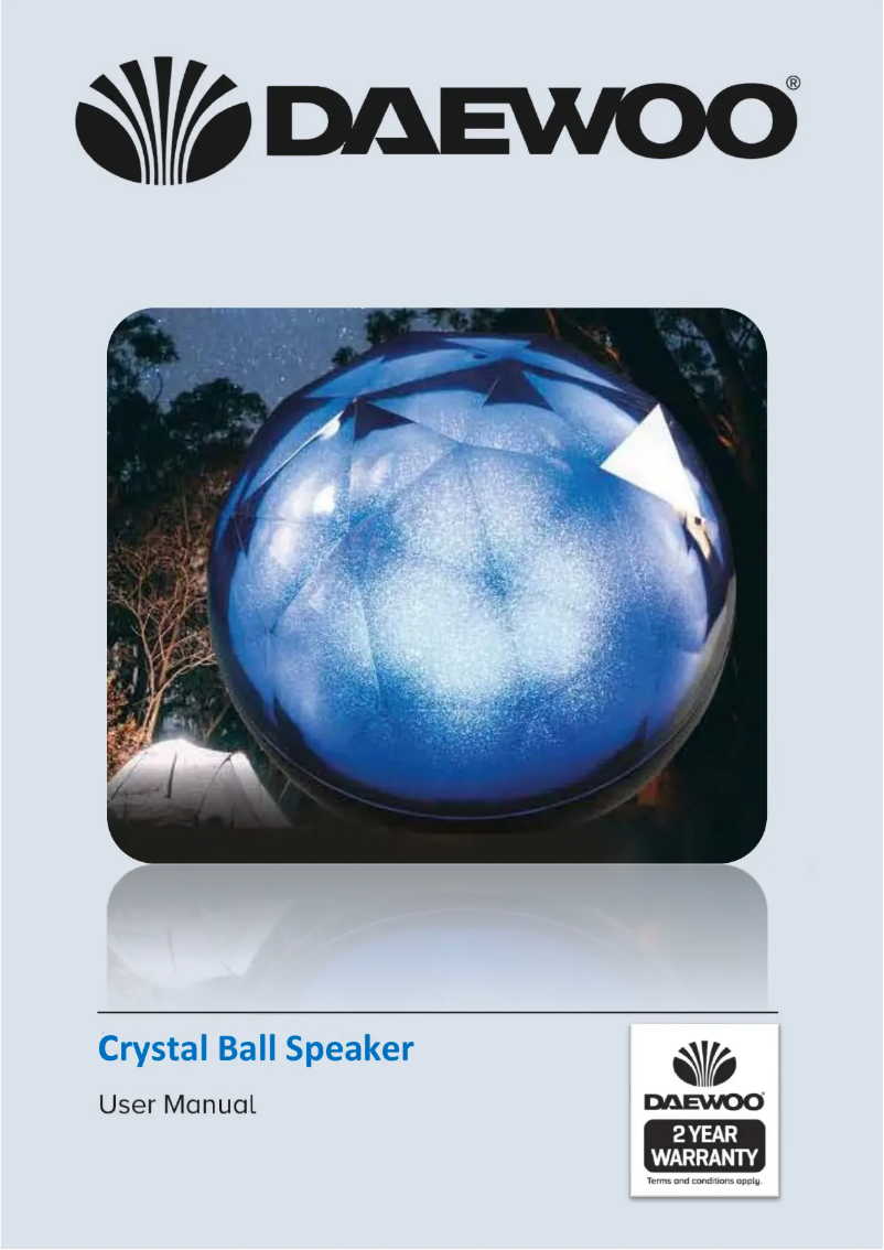 Página 1 del manual Manual de usuario Daewoo AVS1410