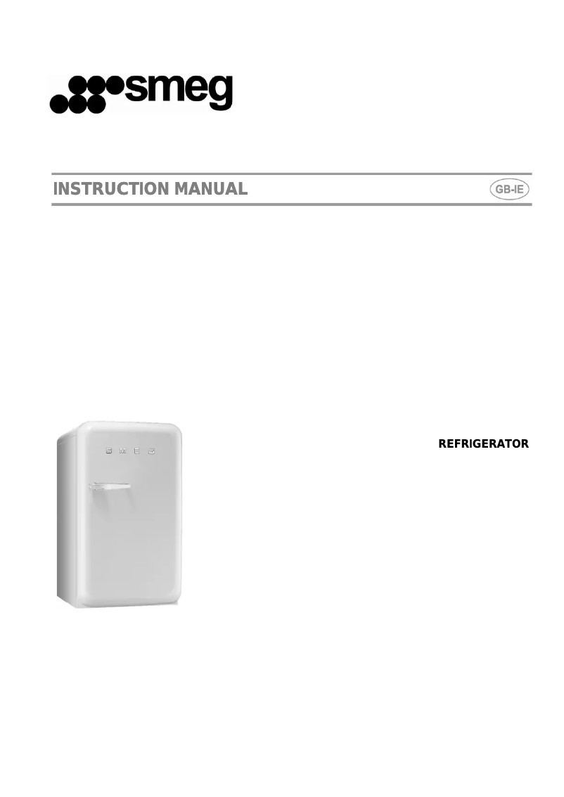 Página 1 del manual Manual de usuario Smeg FAB5LPB