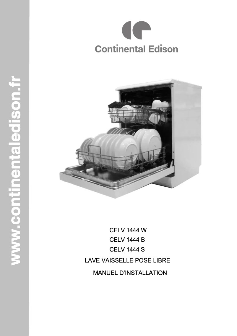 Página 1 del manual Manual de usuario Continental Edison CELV1444S