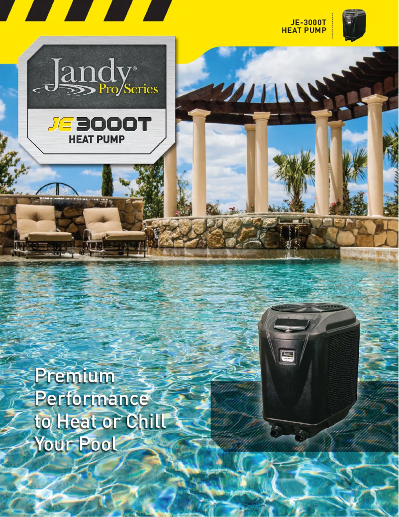 Página 1 del manual Folleto JANDY JE2500T