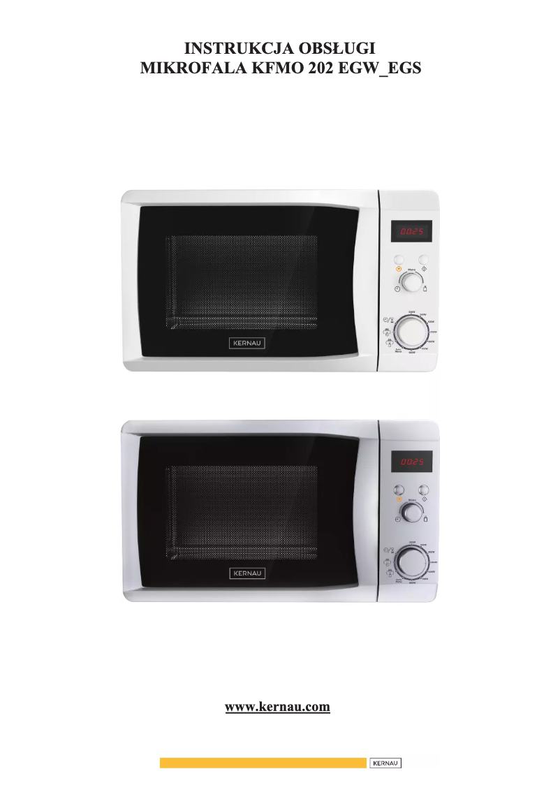 Página 1 del manual Manual de usuario Kernau KFMO 202 EGW