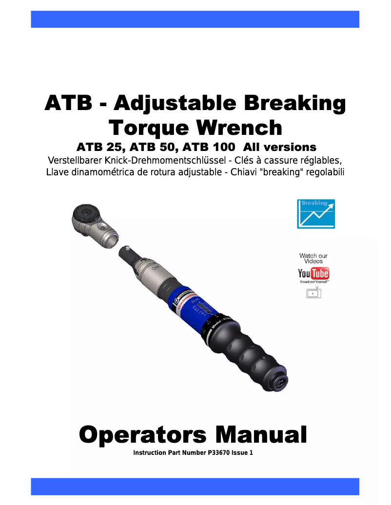Página nº 1 - Manual de usuario Gedore ATB 25 A