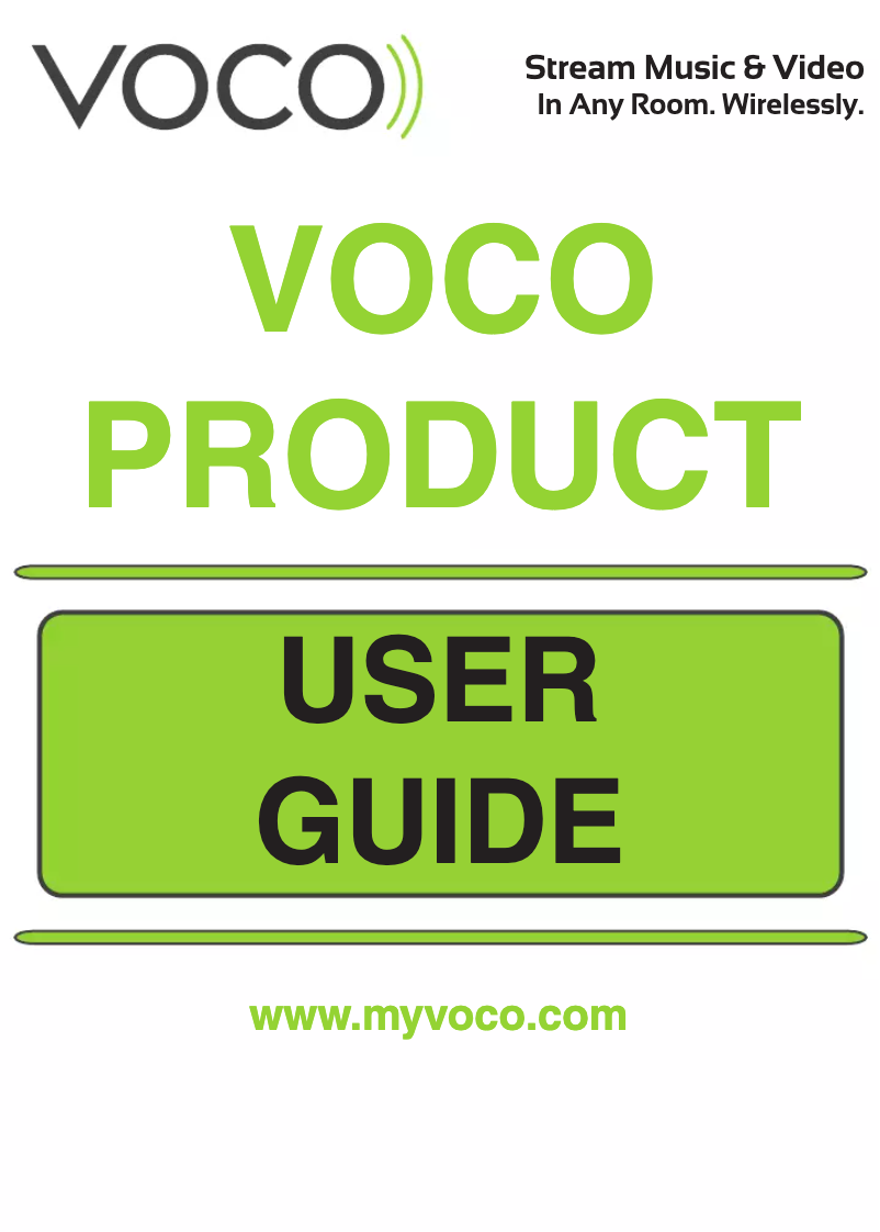 Página nº 1 - Manual de usuario Voco V-Zone+