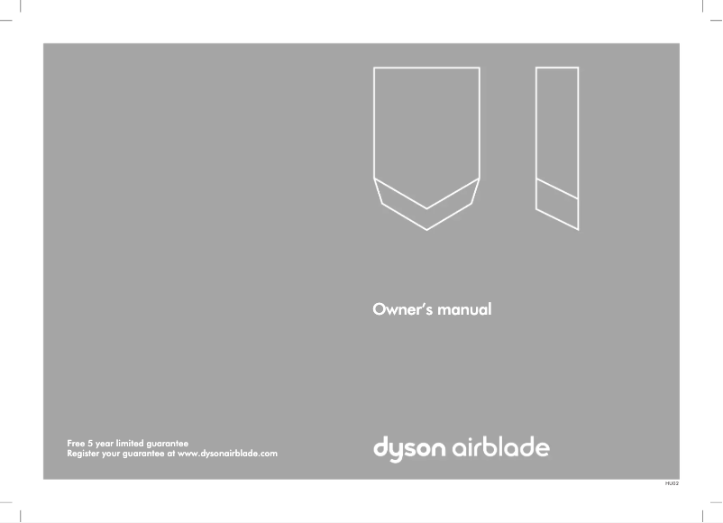 Página 1 del manual Manual de usuario Dyson Airblade V AB12