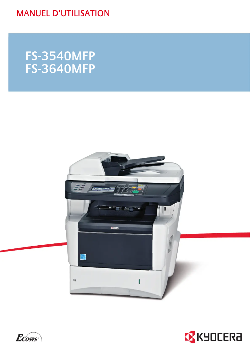 Página 1 del manual Manual de usuario Kyocera FS-3640MFP