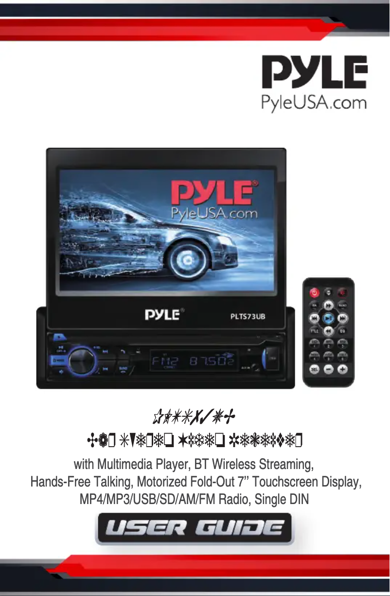 Página 1 del manual Manual de usuario Pyle PLTS73UB