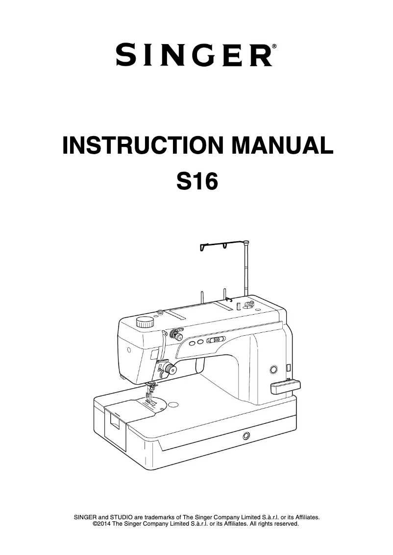 Página 1 del manual Manual de usuario Singer S16