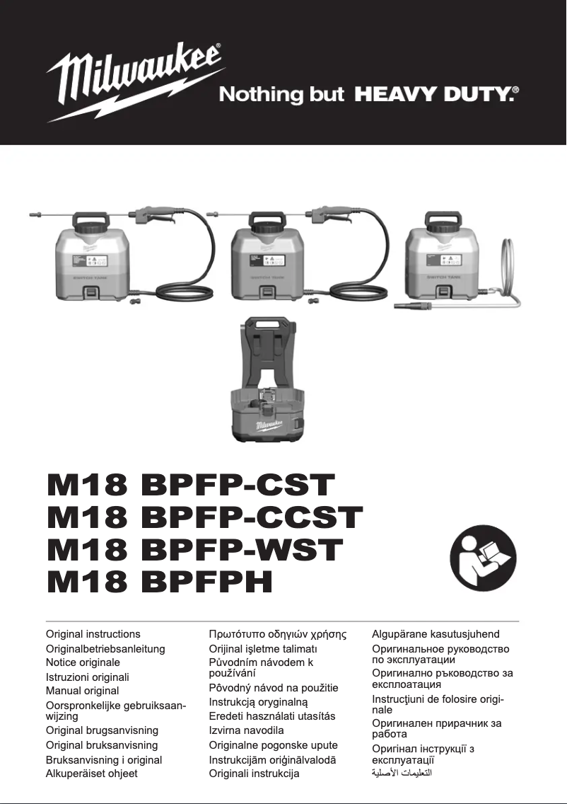 Página nº 1 - Manual de usuario Milwaukee M18 BPFP-WST