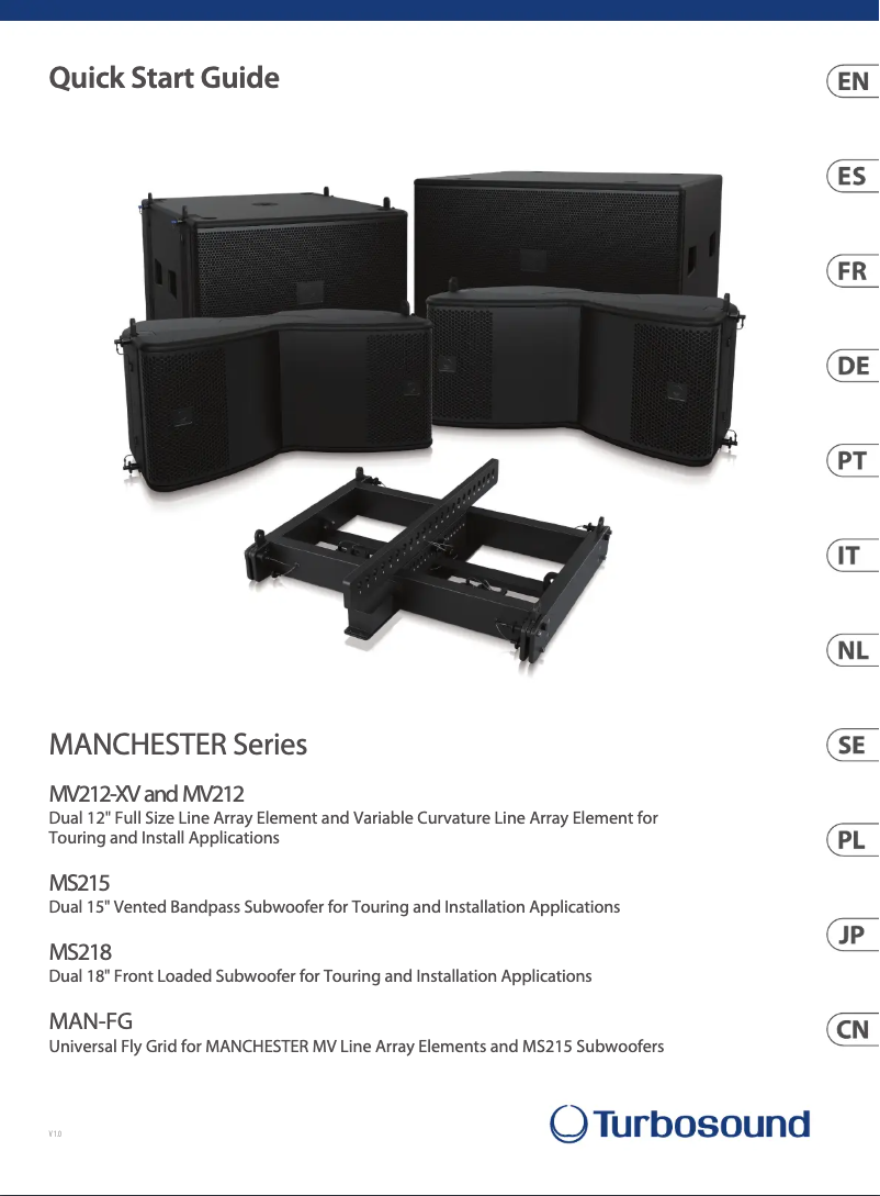 Imagen de la primera página del manual del dispositivo Manchester MV212