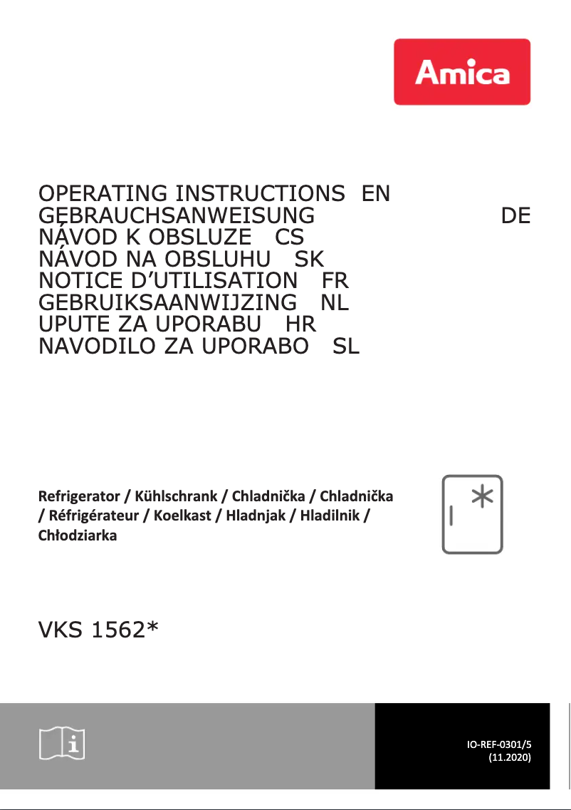 Página 1 del manual Manual de usuario Amica VKS 15626-1 L