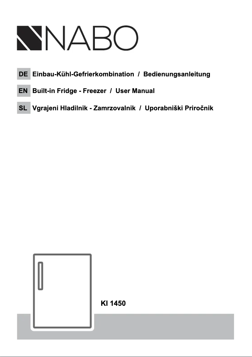 Página 1 del manual Manual de usuario Nabo KI 1450