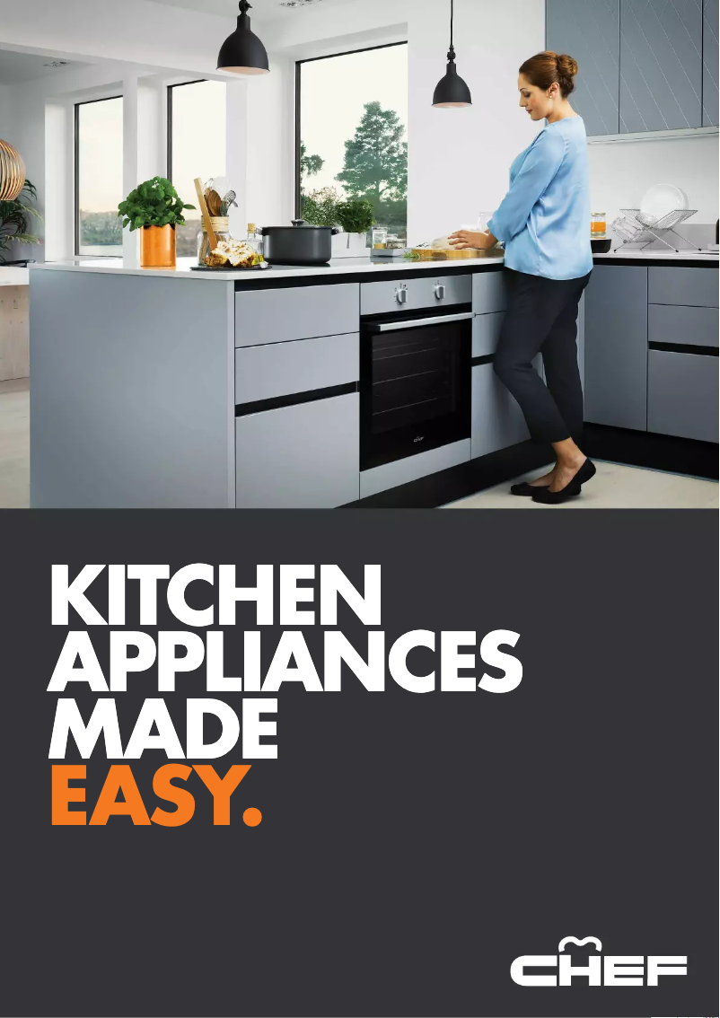 Página 1 del manual Folleto Chef CHS942WB