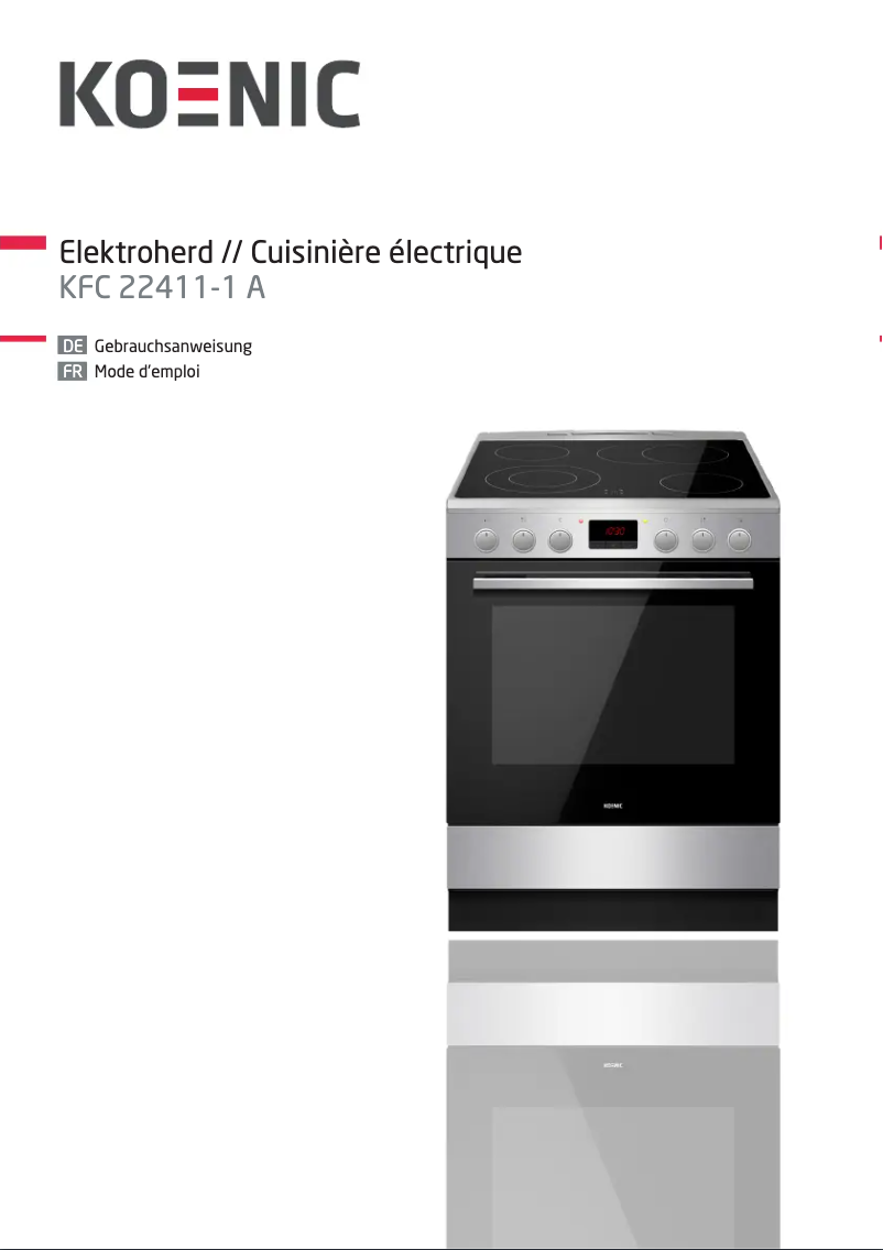 Imagen de la primera página del manual del dispositivo KFC 24411-1 A