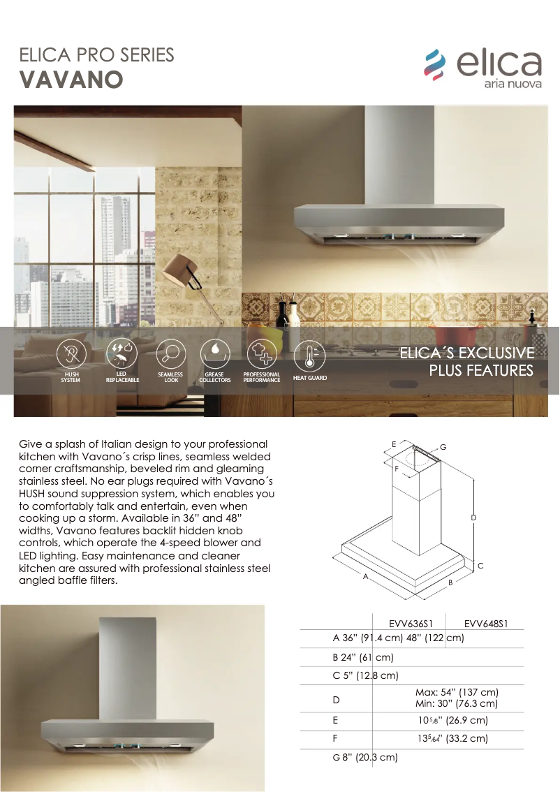 Imagen de la primera página del manual del dispositivo Vavano EVV636S1