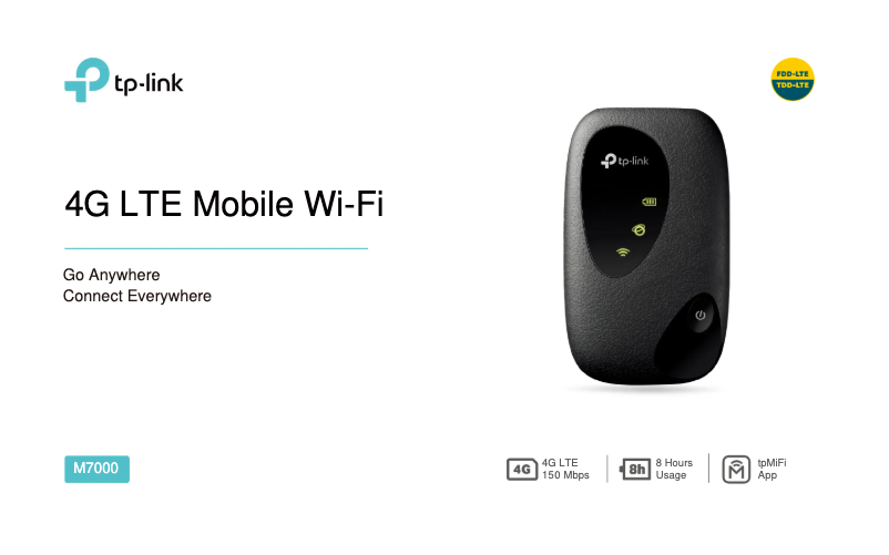 Página nº 1 - Ficha técnica TP-Link M7000