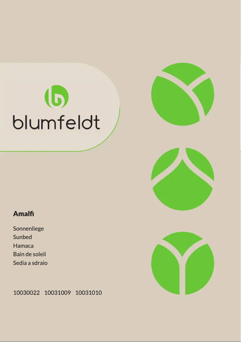 Página nº 1 - Manual de usuario Blumfeldt Amalfi Juicy Lime
