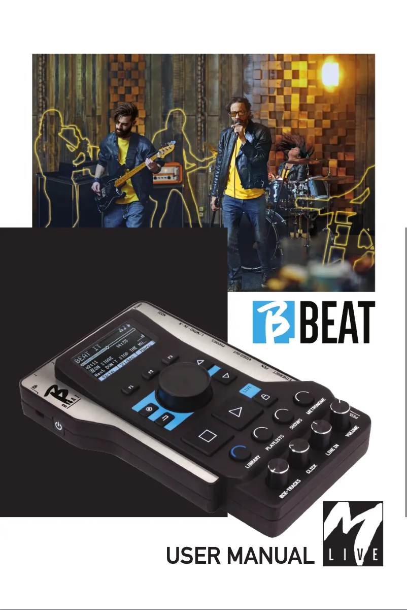 Imagen de la primera página del manual del dispositivo B-Beat