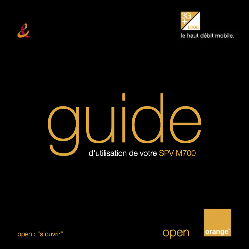 Imagen de la primera página del manual del dispositivo SPV M700