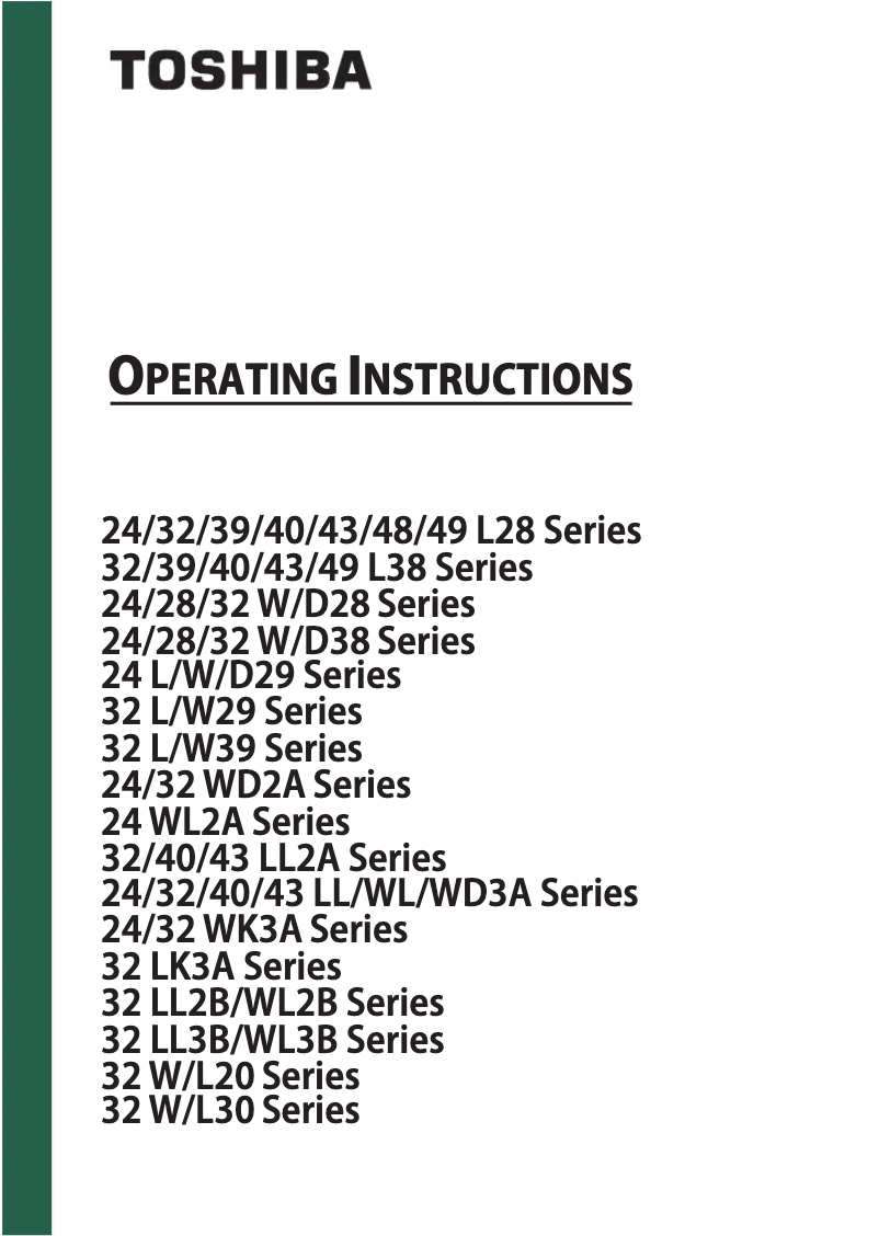 Imagen de la primera página del manual del dispositivo 32W2963DG