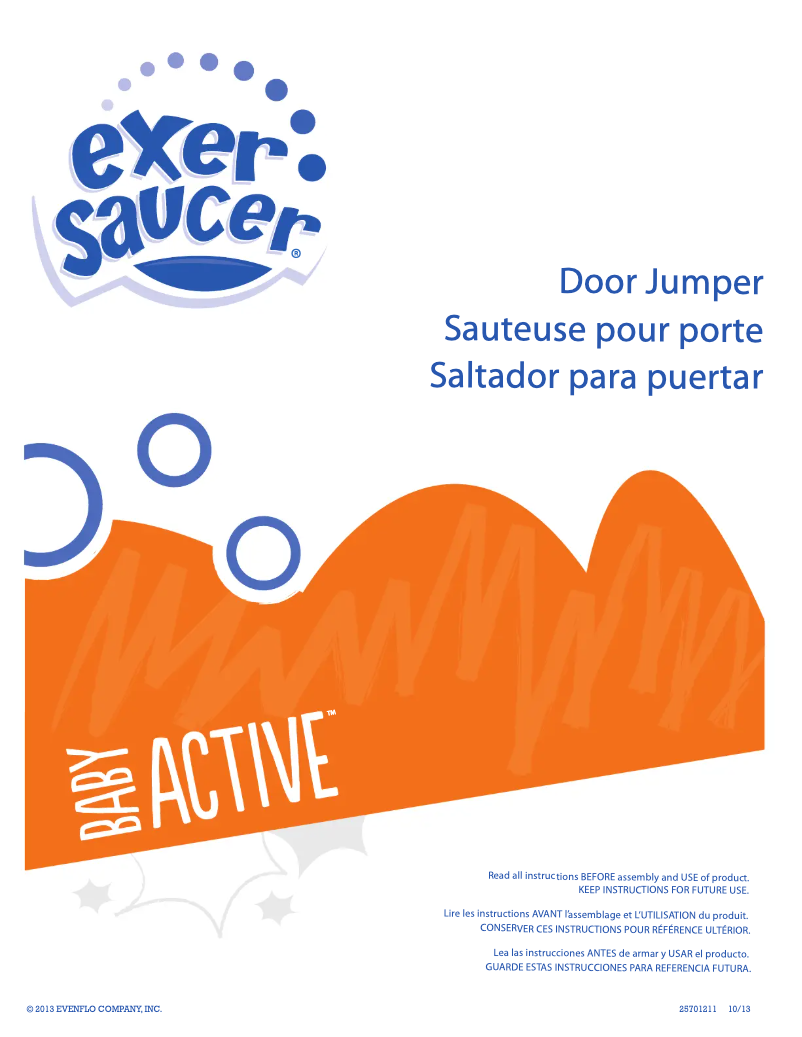 Página nº 1 - Manual de usuario Exersaucer Door Jumper