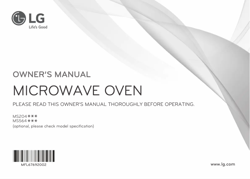Página 1 del manual Manual de usuario LG MS5642XM