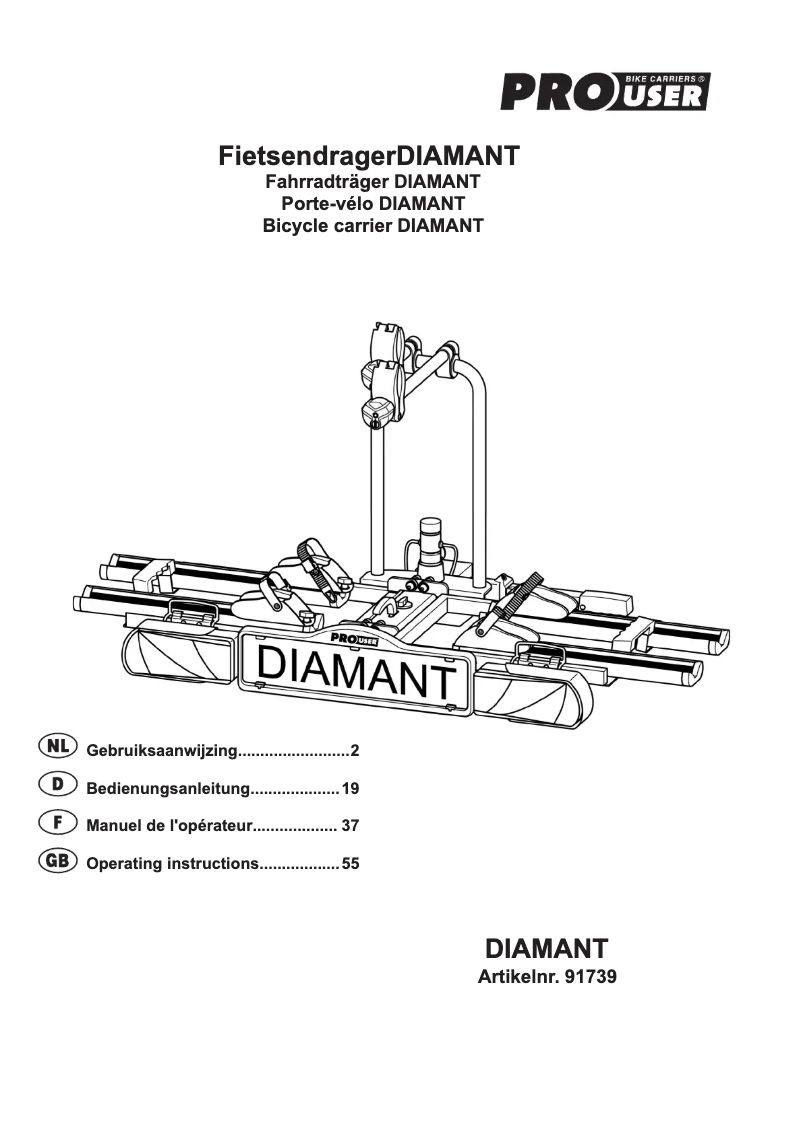 Página nº 1 - Manual de usuario Pro-User Diamant