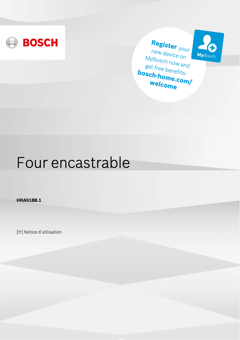 Imagen de la primera página del manual del dispositivo Serie 6 HRA518BS1