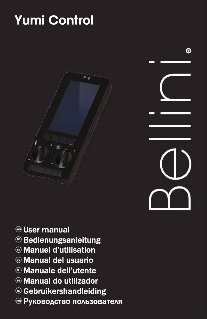 Página 1 del manual Manual de usuario Bellini Yumi Control BTMKM810XCON