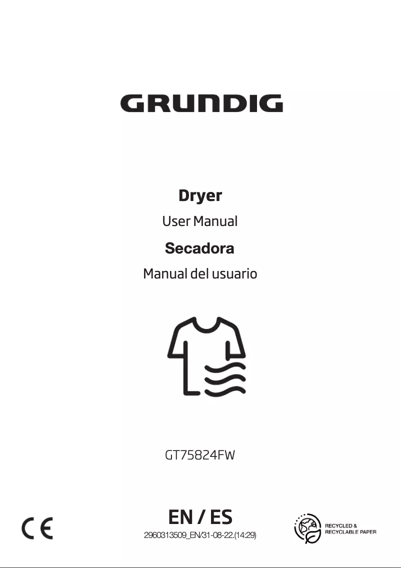 Página 1 del manual Manual de usuario Grundig GT75824FW