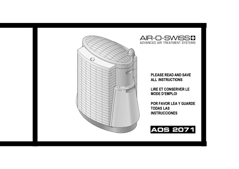 Página 1 del manual Manual de usuario Air-O-Swiss AOS 2071
