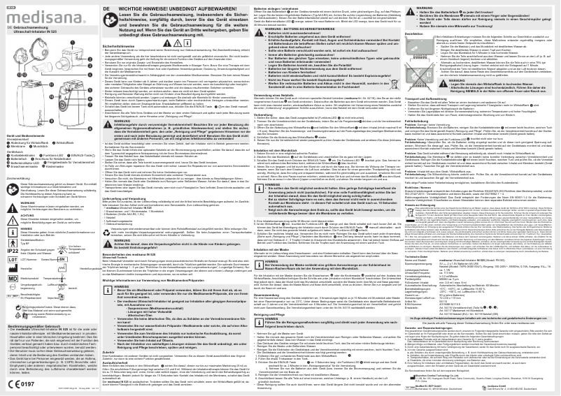 Página nº 1 - Manual de usuario Medisana IN 525