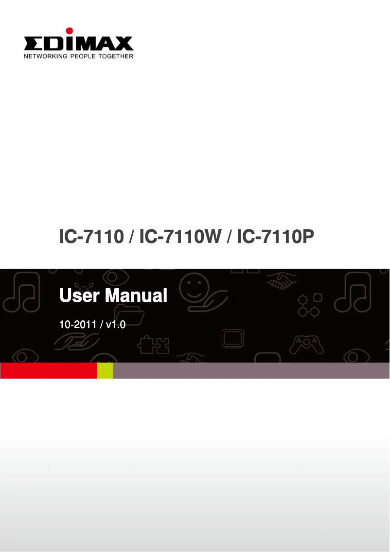 Imagen de la primera página del manual del dispositivo IC-7110