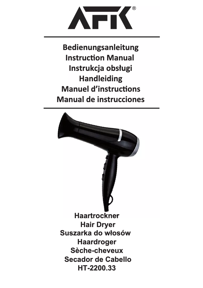 Imagen de la primera página del manual del dispositivo HT-2200.33