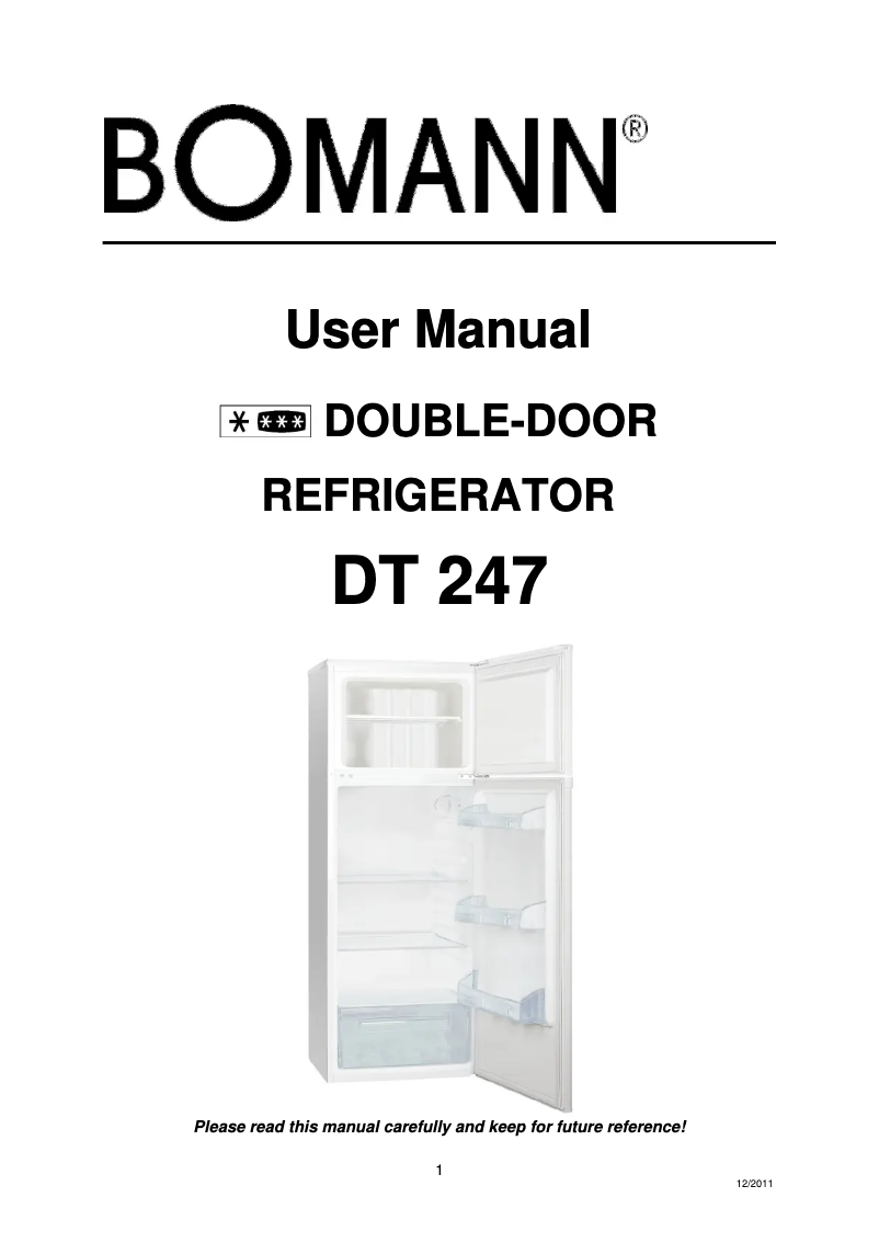 Imagen de la primera página del manual del dispositivo DT 247