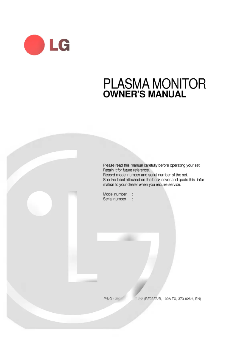 Imagen de la primera página del manual del dispositivo MZ-42PZ44S