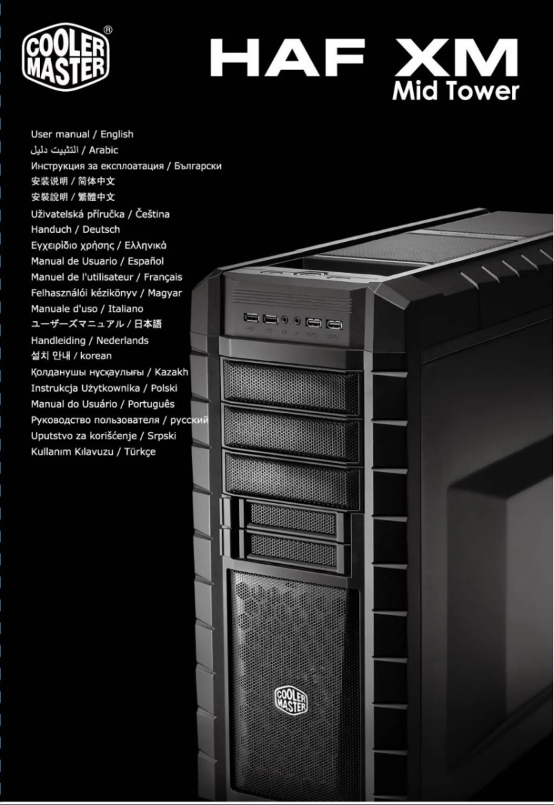 Imagen de la primera página del manual del dispositivo HAF XM