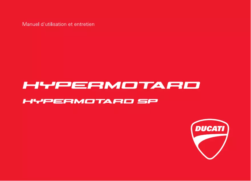 Página 1 del manual Manual de usuario Ducati Hypermotard SP (2014)