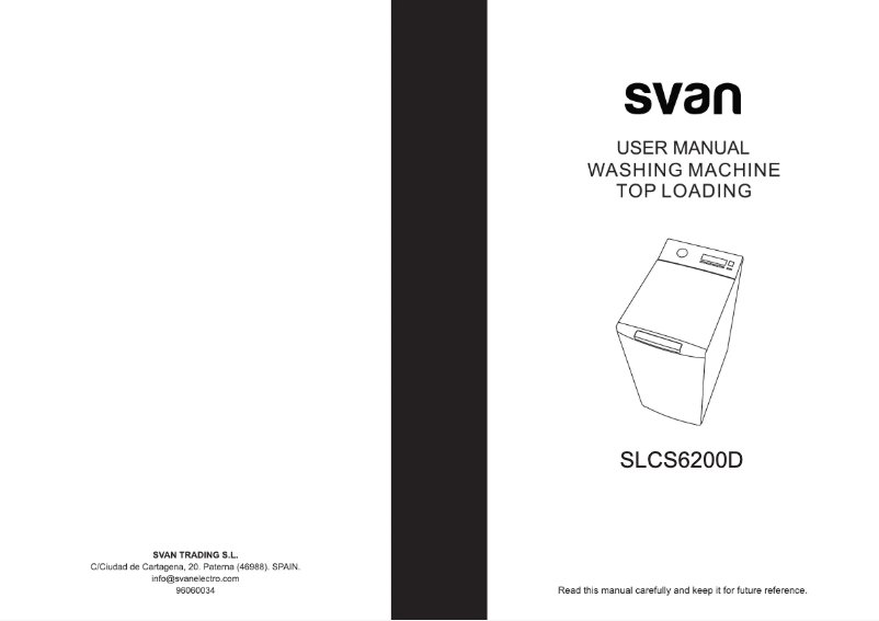 Imagen de la primera página del manual del dispositivo SLCS6200D