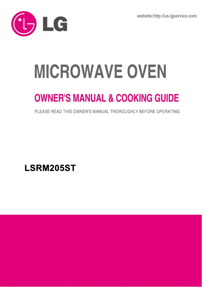 Imagen de la primera página del manual del dispositivo Studio LSRM205ST