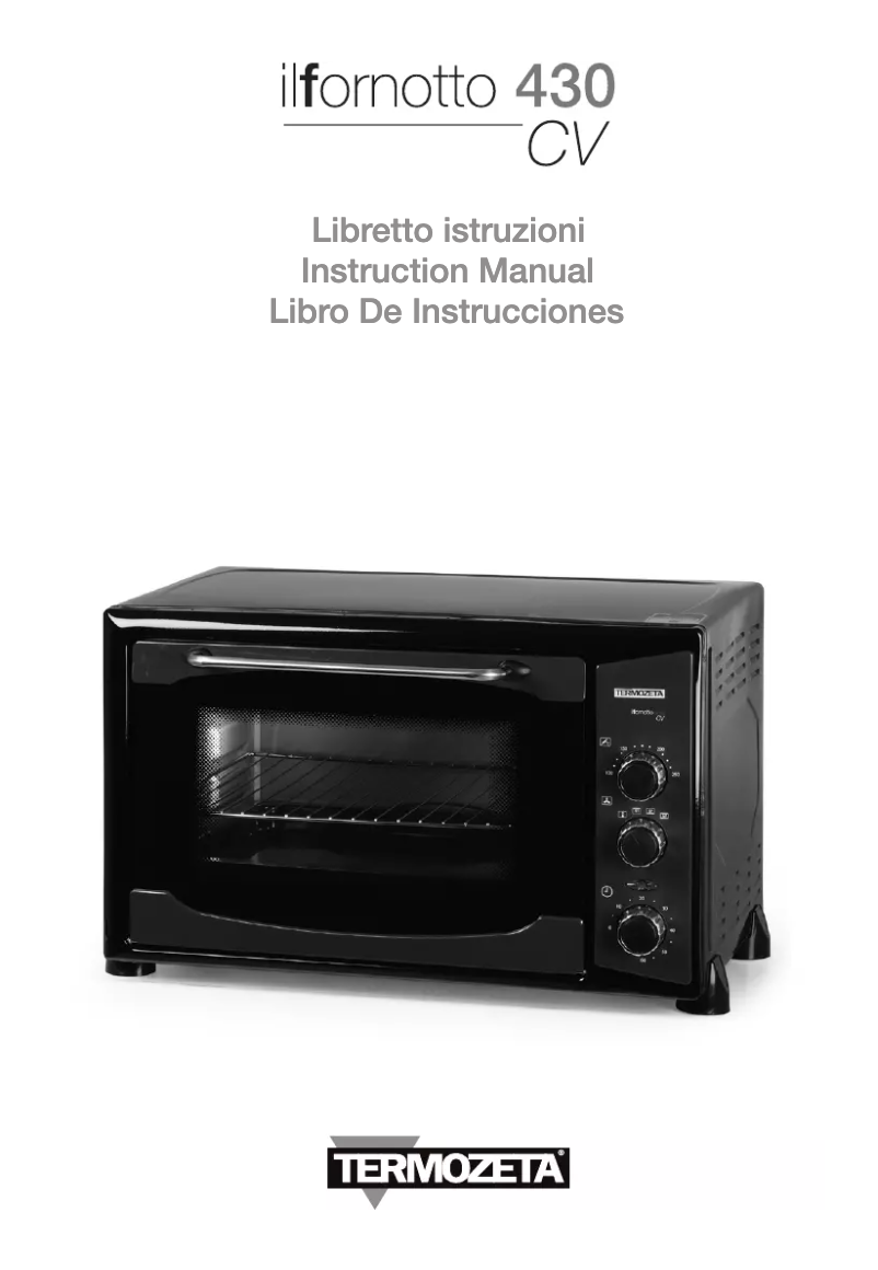 Página 1 del manual Manual de usuario Termozeta IL Fornotto 430 cv