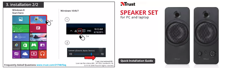 Página 1 del manual Manual de usuario Trust Zelos 2.0 21748